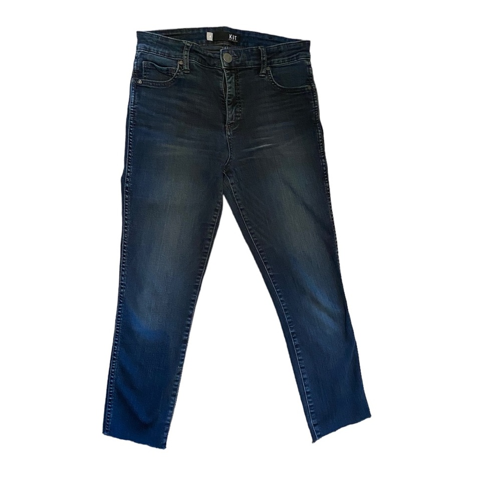 KUT Sz4 Medium Rise, Skinny Ankle, Jeans, Frayed Hem